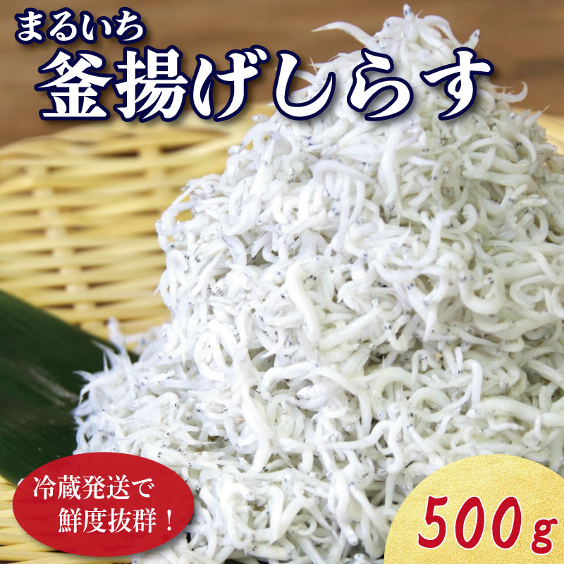【ふるさと納税】 しらす 釜揚げ 500g 250g ×2袋 5月から12月中旬まで発送 小分け しらす干し 釜茹で シラス 米 こめ のお供 厳選 薄味 海鮮 鮮度 丼 おつまみ 酒の肴 海産物 小松島 徳島