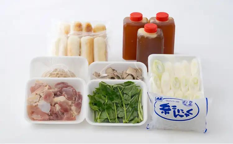 比内地鶏きりたんぽ鍋セット（３人前）　130P1510【れすとらん比内どり（ 比内物産開発）】