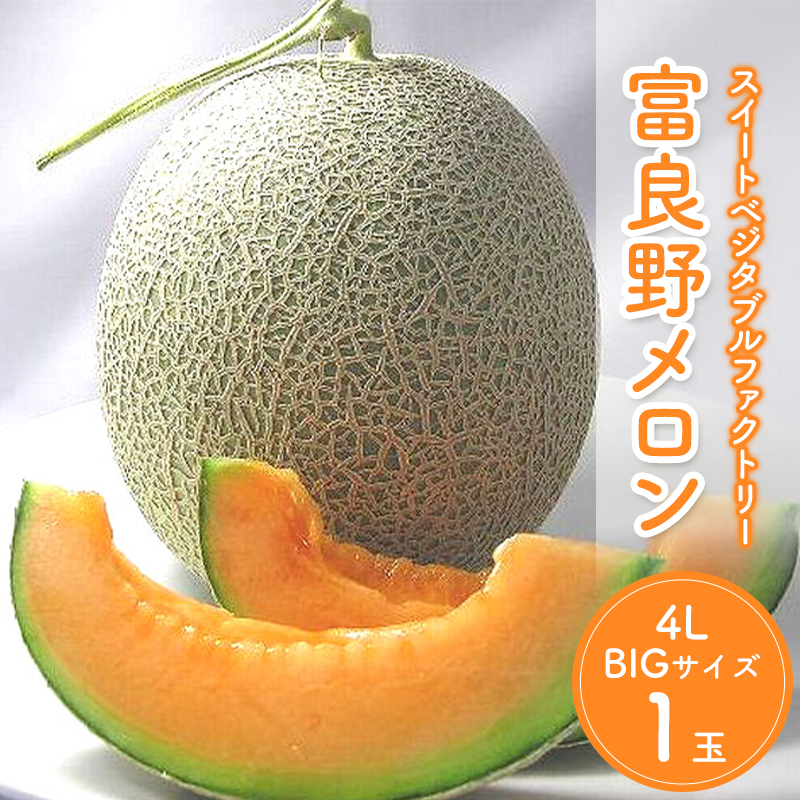 【2026年夏発送】北海道 富良野 メロン 特大 4Lサイズ 2.5kg以上×1玉 フルーツ 果物
