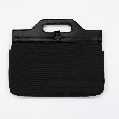 ふるさと納税 豊中市 豊中鞄工縫場　Root 　インタブバッグ【チャコール】
