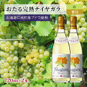 【ふるさと納税】【2本】おたる完熟ナイヤガラ（白／甘口）　 お酒 アルコール ワイン 甘い 濃密 華やか 香り 魅力的 高品質