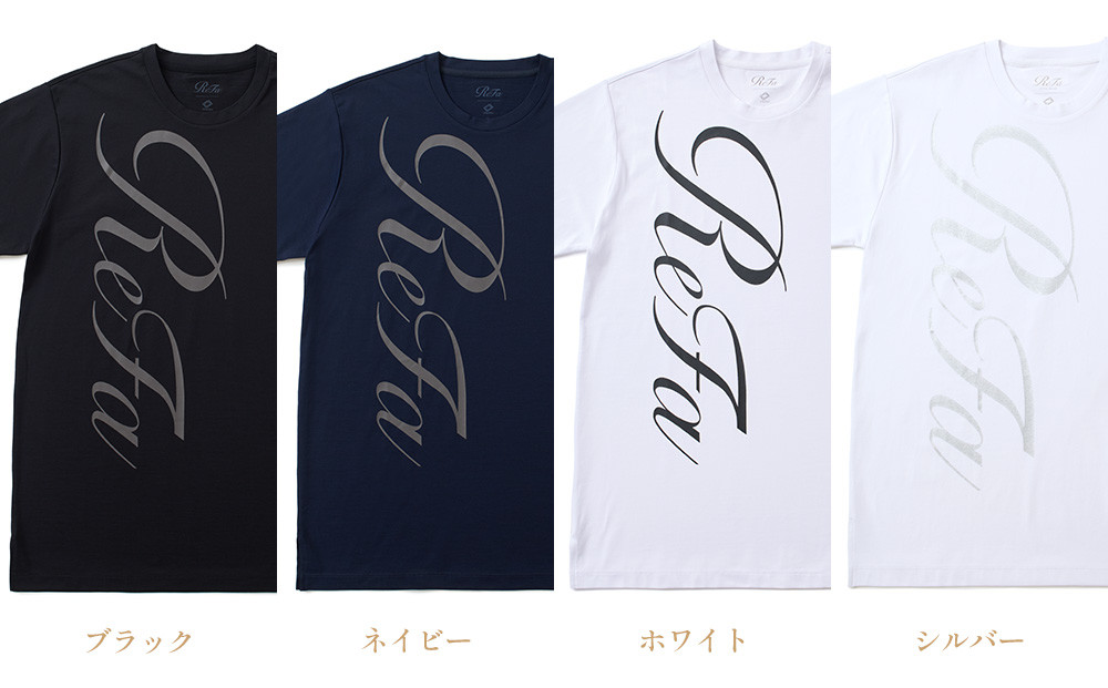 【シルバー LLサイズ】リファ バイタルテック コンフォートジャージー クルーネックTシャツ ReFaロゴ