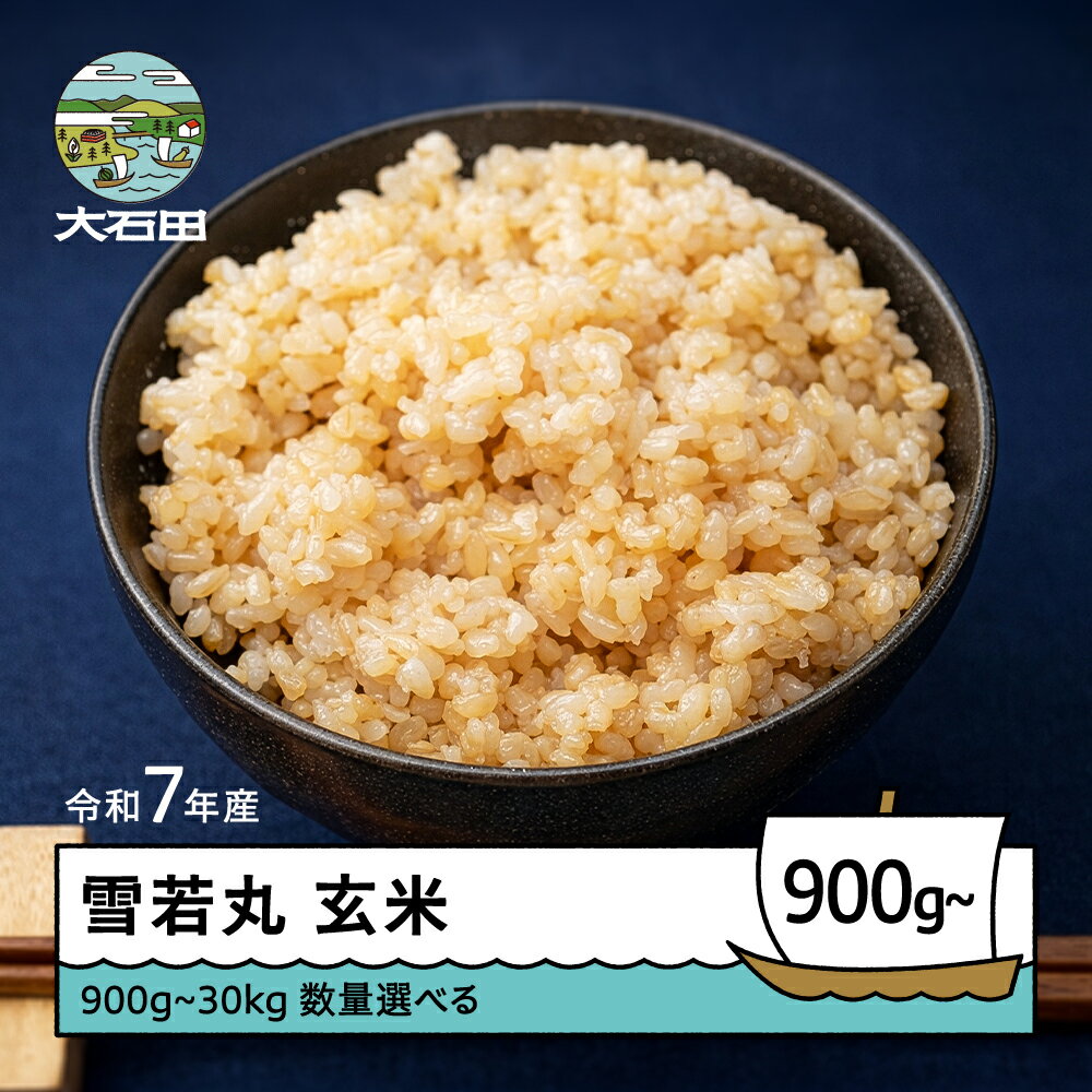 【ふるさと納税】 米 令和7年産 雪若丸 玄米 発送時期・数量が選べる 山形県産 ※沖縄・離島配送不可 ap-yugxa