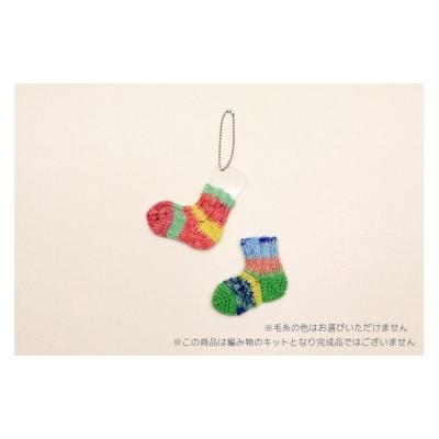 ふるさと納税 生駒市 【Seeknit】両先5本針で編むミニソックのキット 58565