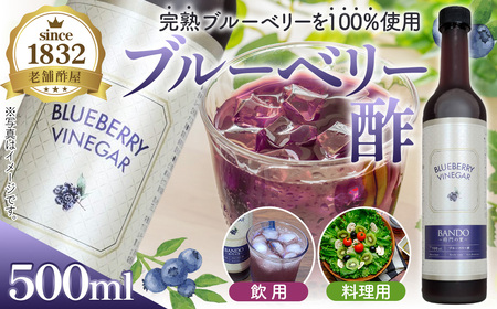ブルーベリービネガー500ml　BANDO ～将門の里～ No.845
