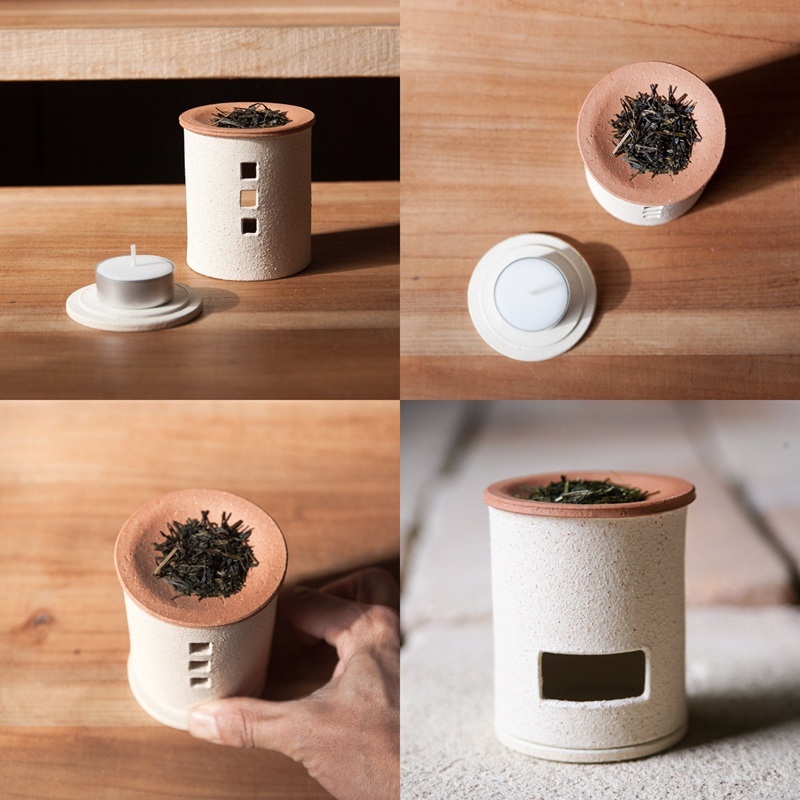 トロッピカル窯の癒しの茶香炉 インテリア 民芸品 工芸品 伝統技術 お香 アロマポット 手作り _イメージ5