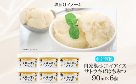 3451. 牧之瀬牧場 自家製ホエイアイス  蜂蜜サトウキビ 6個 アイス 氷菓子 ひんやり アイスクリーム ホエイ 自家製アイス 自家製 さとうきび きび糖 キビ糖 はちみつ 蜂蜜 濃厚 冷凍 スイ