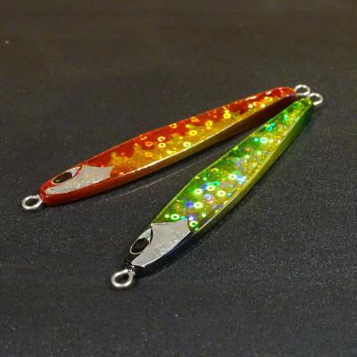 ふるさと納税 小樽市 ハンドメイドジグ緑金20g・赤金30g　2点セット