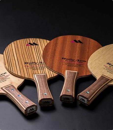 卓球ラケット RallyAce　RuneSplit Over グリップST | 卓球 ラケット RallyAce 木材 楓 リンバ ゼブラ アッシュ 選べる グリップ FL ST CP AN 長野県 