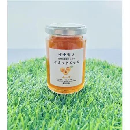 イナカノ　ごろっとジャム　あんず　140g×4本セット【信州中野】【1625402】
