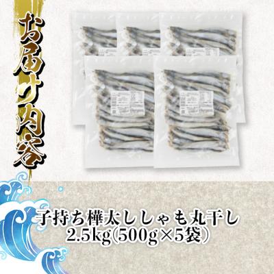 ふるさと納税 佐伯市 子持ち樺太ししゃも丸干し (計2.5kg・500g×5袋) |  | 01