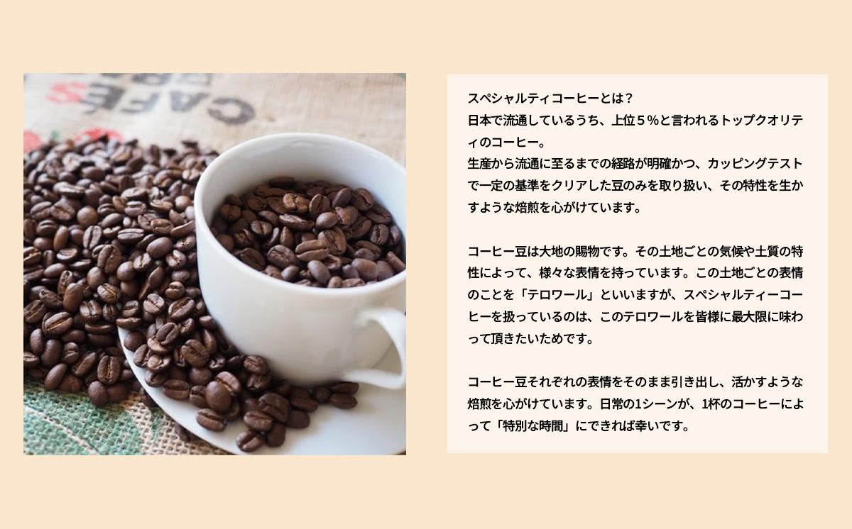 もっくん珈琲のコーヒー豆『季節の草花珈琲』(豆のまま)　100g×4種 計400g　【 コーヒー 珈琲 粉 コーヒー豆 自家焙煎 スペシャルティコーヒー ギフト 茨城県 つくば市 】