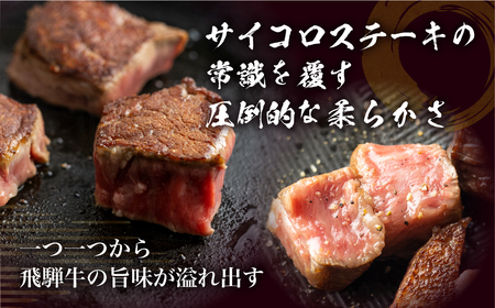 飛騨牛 ヒレ肉サイコロステーキ 400g 古里精肉店 ステーキ [AW069]