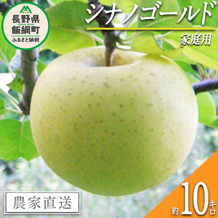 【ふるさと納税】 りんご シナノゴールド 家庭用 10kg ヤマウラ農園 令和7年度収穫分 長野県 飯綱町 〔 信州 果物 フルーツ リンゴ 林檎 長野 予約 農家直送 〕発送時期：2025年11月上旬〜2025年11月下旬 {**}