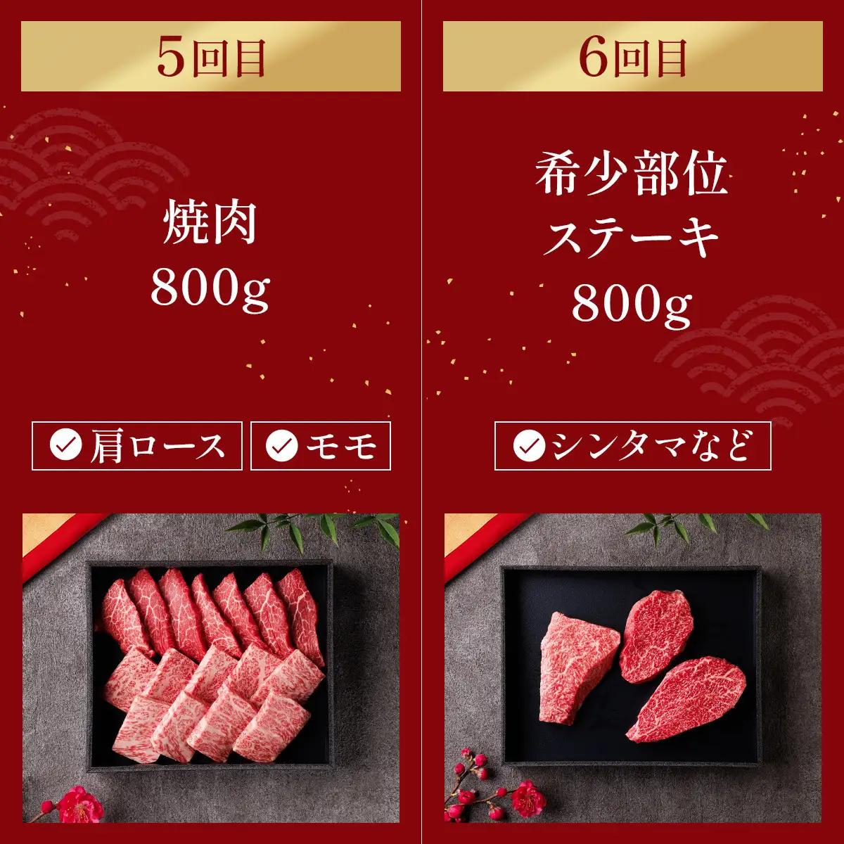肉【定期便全6回】【和牛セレブ】能登牛 定期便「ファーストクラス」特選 しゃぶしゃぶ すき焼き 焼肉 ステーキ ギフト 石川県 能美市