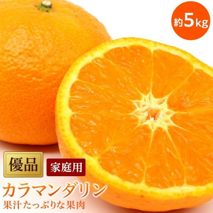 【ふるさと納税】 【2026年4月上旬から発送】 カラマンダリン 優品 家庭用 約5kg | 愛媛 みかん 先行予約 蜜柑 柑橘 果物 くだもの フルーツ お取り寄せ グルメ 期間限定 数量限定 人気 おすすめ 愛媛県 松山市