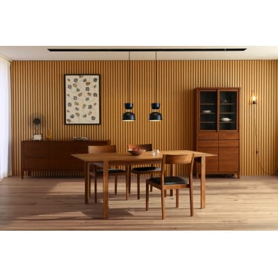 レトン ダイニングテーブル ウォルナット 180×85cm【10年保証】【高野木工】