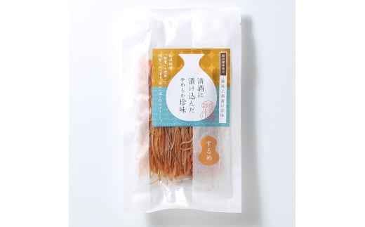 珍味 清酒仕立ていかそうめん 52g【上越銘酒能鷹使用】おつまみ つまみ いか イカ 常温 新潟 上越 西沢珍味販売