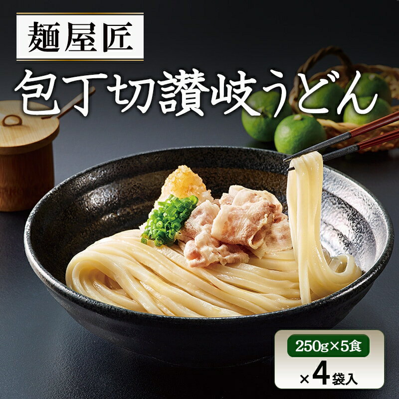 【ふるさと納税】うどん 冷凍うどん カトキチ　テーブルマーク　麺屋匠 包丁切り讃岐うどん　(250g×5食)×4袋入