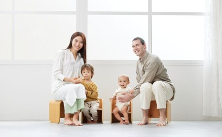 HOPPL【アウトレット】コロコロベビーチェアBL KWNBV306