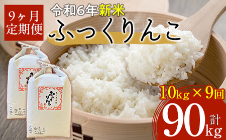 【令和6年産 新米】北海道厚沢部産ふっくりんこ90kg（10kg×9ヶ月連続お届け）  【 ふるさと納税 人気 おすすめ ランキング 米 ご飯 ごはん 白米 ふっくりんこ 精米 つや 粘り 北海道 厚沢部 送料無料 】 ASG036