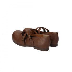 クロスベルトコンフォートシューズ｜ブラウン LL(24.5cm) レディース スリッポン ストラップシューズ 幅広 甲高 外反母趾 ゆったり幅 大人気 靴