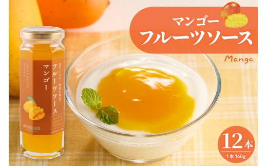 フルーツソース160g　マンゴー（12本）和歌山産業提供 山形県 東根市 hi070-012