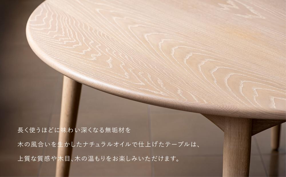 【高島屋選定品】＜FILE FURNITURE WORKS＞ラウンドダイニングテーブル(DT-8)｜京都 家具 テーブル 人気ブランド［ 京都 家具 インテリア テーブル 机 おしゃれ 人気 おすすめ
