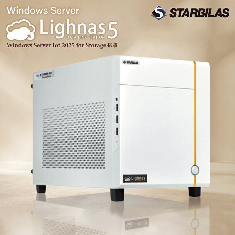 【ふるさと納税】Windows ファイルサーバー 付属品含む 1台 Lighnas5 サーバー Pentium G7400 16GB データ共有 アクセス制限 自動バックアップ セキュリティ 強化 業務効率 向上 5年保証 大阪府 泉佐野市 送料無料