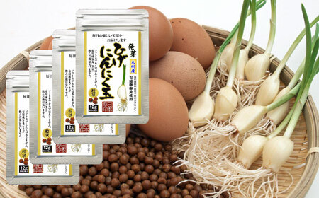 ひげにんにく玉 4袋（1袋60粒入） / 佐賀県 / 日本にんにく [41AAAO004]
