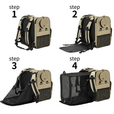 ふるさと納税 忠岡町 PFIキャリーバッグModern　ブラック　ペット防災×アウトドアペットキャリー |  | 02