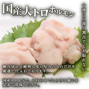 【 訳あり 】 国産牛 大トロホルモン 西京味噌焼き 500g ( 100gパック × 5 ) 国産牛 和牛 大トロ 焼肉 牛 西京焼き 味噌 味付 小分け 冷凍 国産 牛 肉 熨斗 贈答 ギフト 希