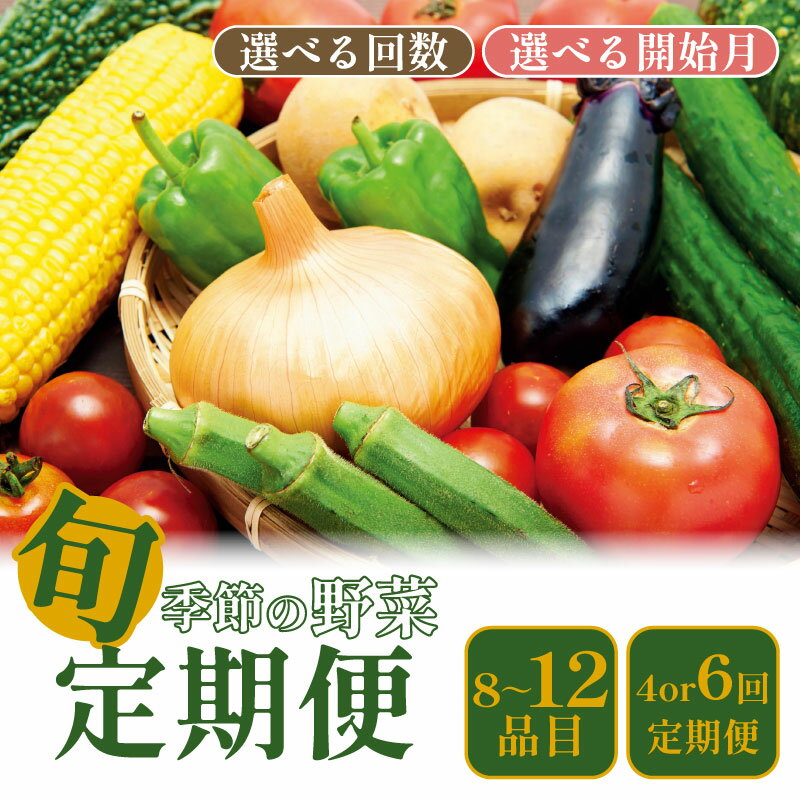 【ふるさと納税】 野菜定期便 4回 6回 開始月 選べる 8〜12種類 数量限定 野菜 定期便 セット 詰め合わせ 旬 おまかせ 野菜BOX 詰め合わせ 野菜定期 ふるさと納税野菜 やさい ていばん セット 産地直送 せいだ 新潟 新発田 seida010P