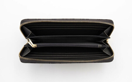 高知の財布 グレー×ブラック / 高知 ブランド 財布 長財布 合成皮革 革 アパレル ビジネス 贈り物 プレゼント ご当地 【株式会社ブランド高知】[ATDW003]