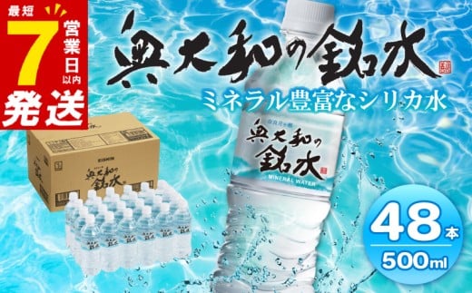 水 500ml 48本 シリカ水 ミネラルウォーター 奥大和の銘水 軟水 みず 水 国産 飲料水 水・ミネラルウォーター 500ml 長期保存 備蓄 防災 災害 非常用 避難用品 防災グッズ 備蓄水 水 みず ミズ mizu MIZU 奈良県 奈良市