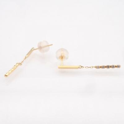 ふるさと納税 甲府市 K18 0.10ct ダイヤモンド ピアス　FFP-000344 |  | 02