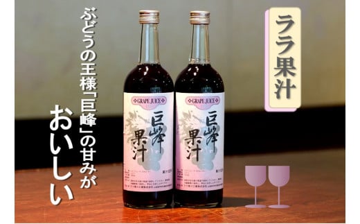 ララ果汁巨峰果汁2本セット B12-712