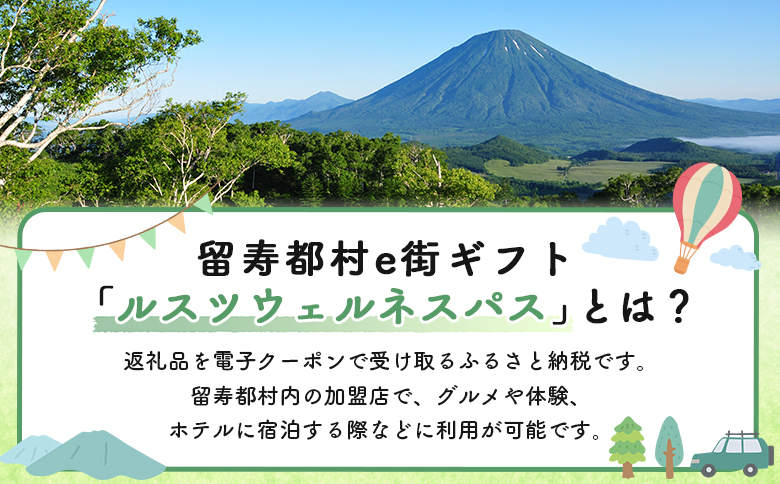 【ANAの旅先納税】留寿都村e街ギフト ルスツウェルネスパス 300,000円分【99007】