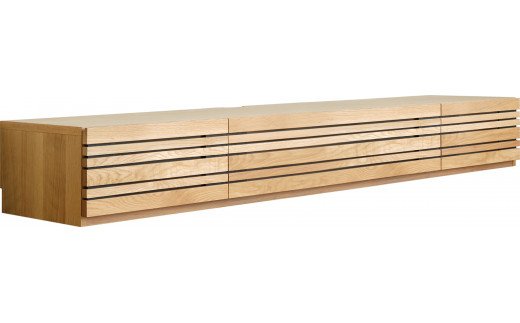 【開梱・設置】テレビボード　アクティフ240cm　ナチュラル　AL319