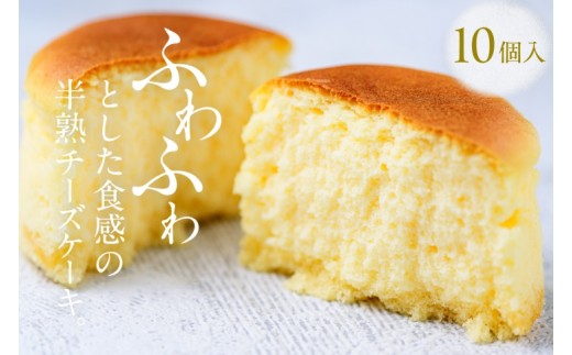 あわゆきチーズ フロまーる 半熟チーズケーキ プレーン＆チョコ（10個入り）【地場産品】