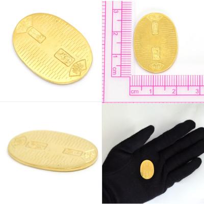 ふるさと納税 南アルプス市 18金製(K18)  開運ミニ小判 レプリカ Lサイズ |  | 02