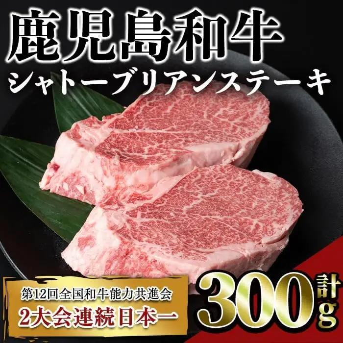 鹿児島 和牛 シャトーブリアン ステーキ (計300g・2枚) 希少部位【居食肉】B165-v02