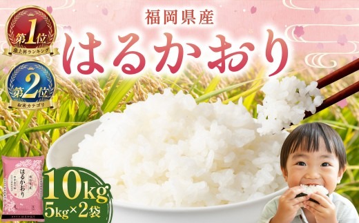 【令和7年産】 はるかおり 精米 10kg  香春町／ ふるさと納税限定 ふるさと納税限定品 お米 米 白米 食品 ご飯 飯 九州 福岡県 香春町