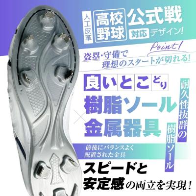 ふるさと納税 三宅町 学生 向け 野球 スパイク (人工皮革 Blast) 樹脂底金具埋込式 人気 長持ち ジャガーズ創工 |  | 01