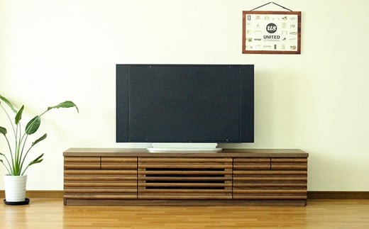 
            【開梱・設置】アストロ 180cm テレビボード（ウォールナット）　AX046
          