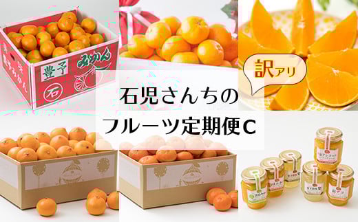 野菜ソムリエ石児さんの訳ありフルーツ定期便C（11月・12月・1月・2月・3月・4月） みかん 柑橘類 定期便 訳あり 先行予約 せとか 温州みかん アンコール 11月 12月 1月 2月 3月 4月 フルーツ ＜103-803＞