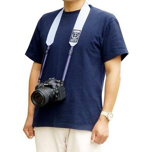 【尾道帆布】X【真田紐】40mm幅 一眼レフ用ネックストラップ（深緑）[尾道 帆布鞄 彩工房]