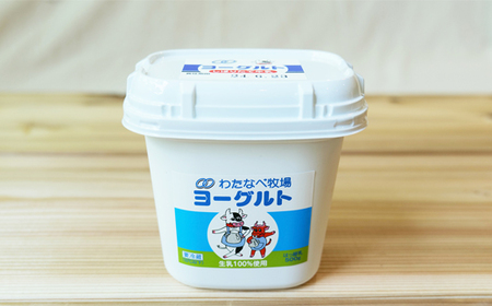 【定期便3回】ヨーグルト500ｇ（プレーン）6個セット／ 無糖 ネッカ牛乳 ノンホモ製法 牧場 直送