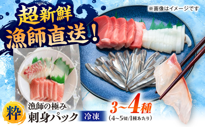 漁師の極み刺身パック（粋）1皿 五島市/Sun Sea Go Company 魚 おまかせ お任せ 鮮魚 五島列島 [PGL017]