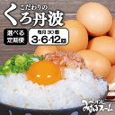 【ふるさと納税】【定期便】 レビューキャンペーン 京都 こだわり たまご くろ丹波 選べる 定期便 3ヶ月 6ヶ月 12ヶ月 3回 6回 12回 ( 卵 たまご 濃い 玉子 30個 セット 玉子焼き 卵焼き 毎月 定期 お届け 卵かけご飯 ゆで卵 鶏卵 卵黄 丹波 黒豆 丹波黒 大豆 )